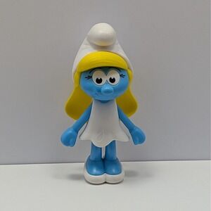 The Smurfs Smurfette Burger King Kids Meal Toy 2016 Movie Figure Promo 5.5 in